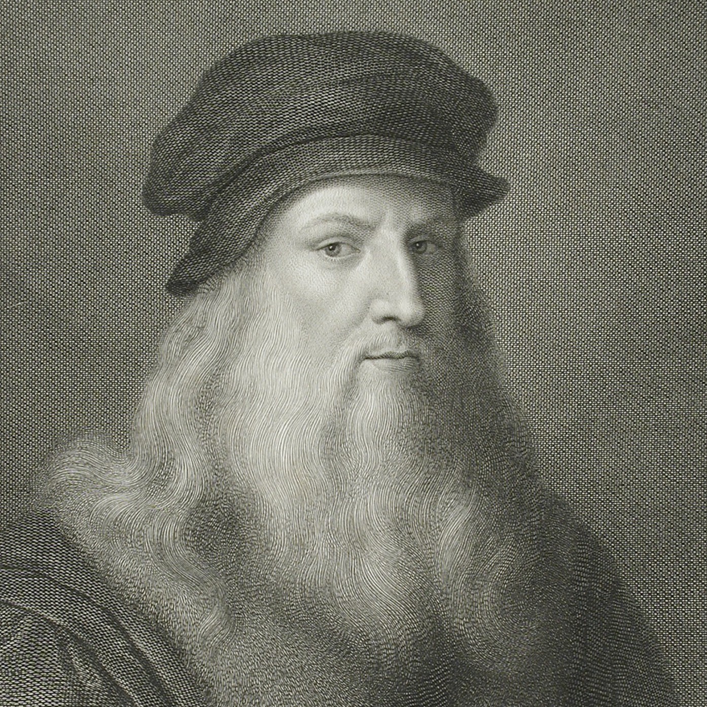 Detail from Leonardo da Vinci's sacred art